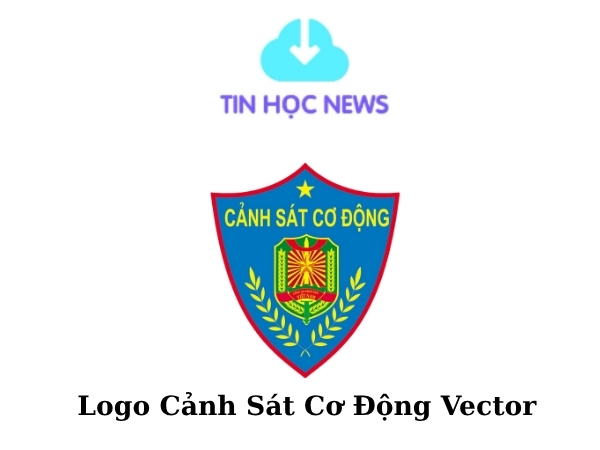 Logo cảnh sát cơ động vector