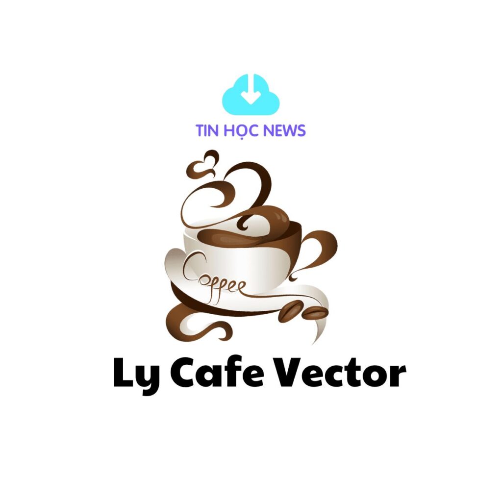 Ly cafe vector đẹp