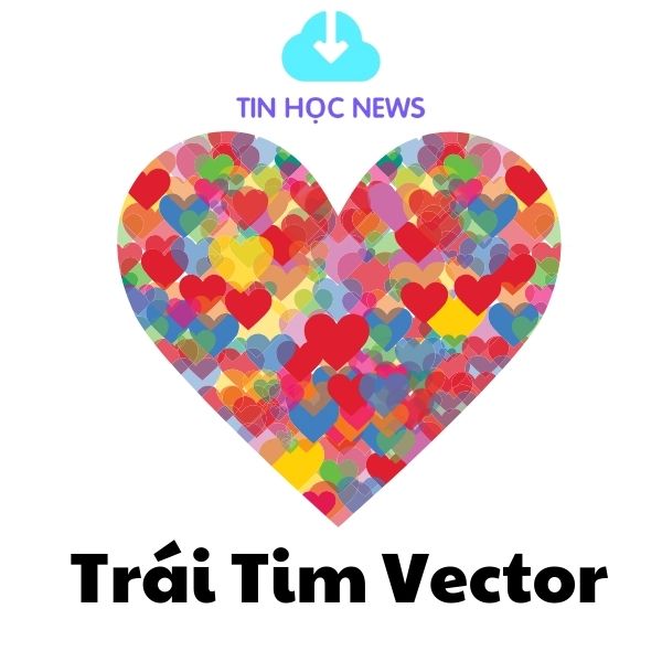 trái tim vector đẹp