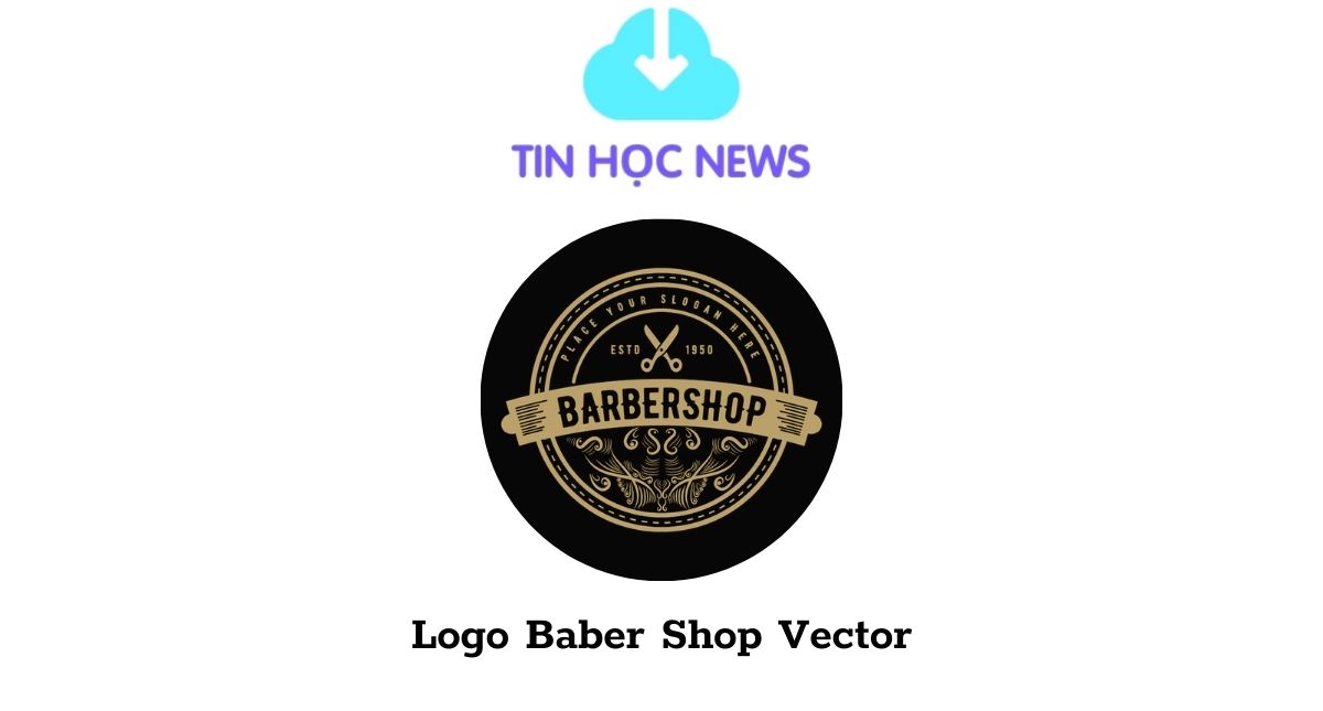 logo barber shop vector
